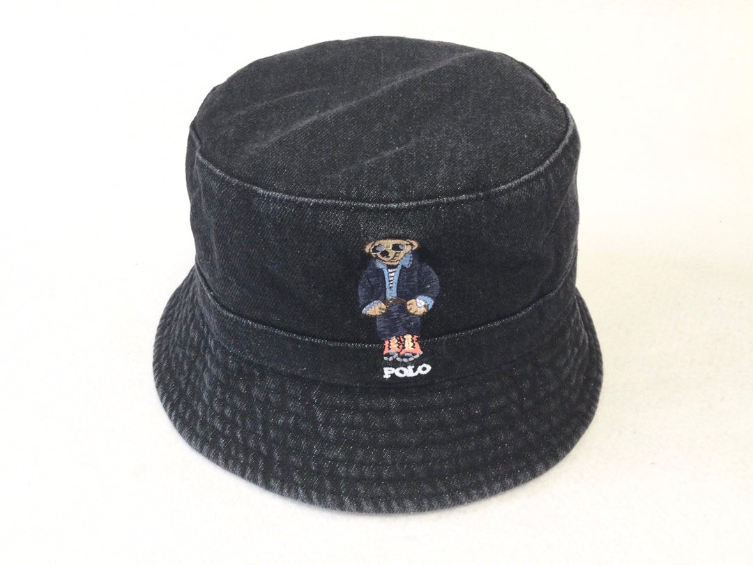 Ralph Lauren Polo Bear Denim Bucket Hat