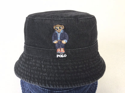 Ralph Lauren Polo Bear Denim Bucket Hat