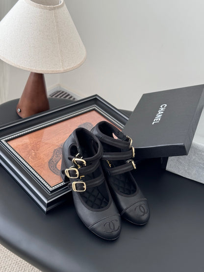 Chanel 25S Runway Mary Jane Flats