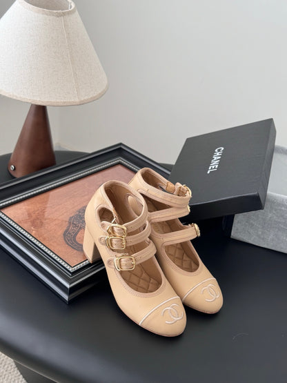 Chanel 25S Runway Mary Jane Flats