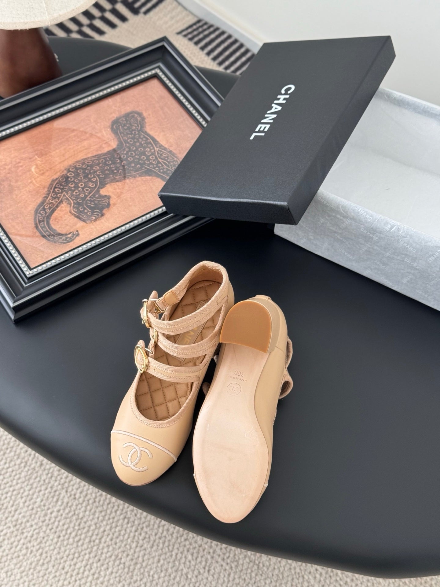 Chanel 25S Runway Mary Jane Flats