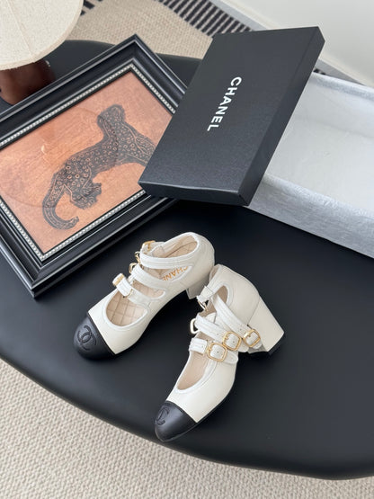 Chanel 25S Runway Mary Jane Flats