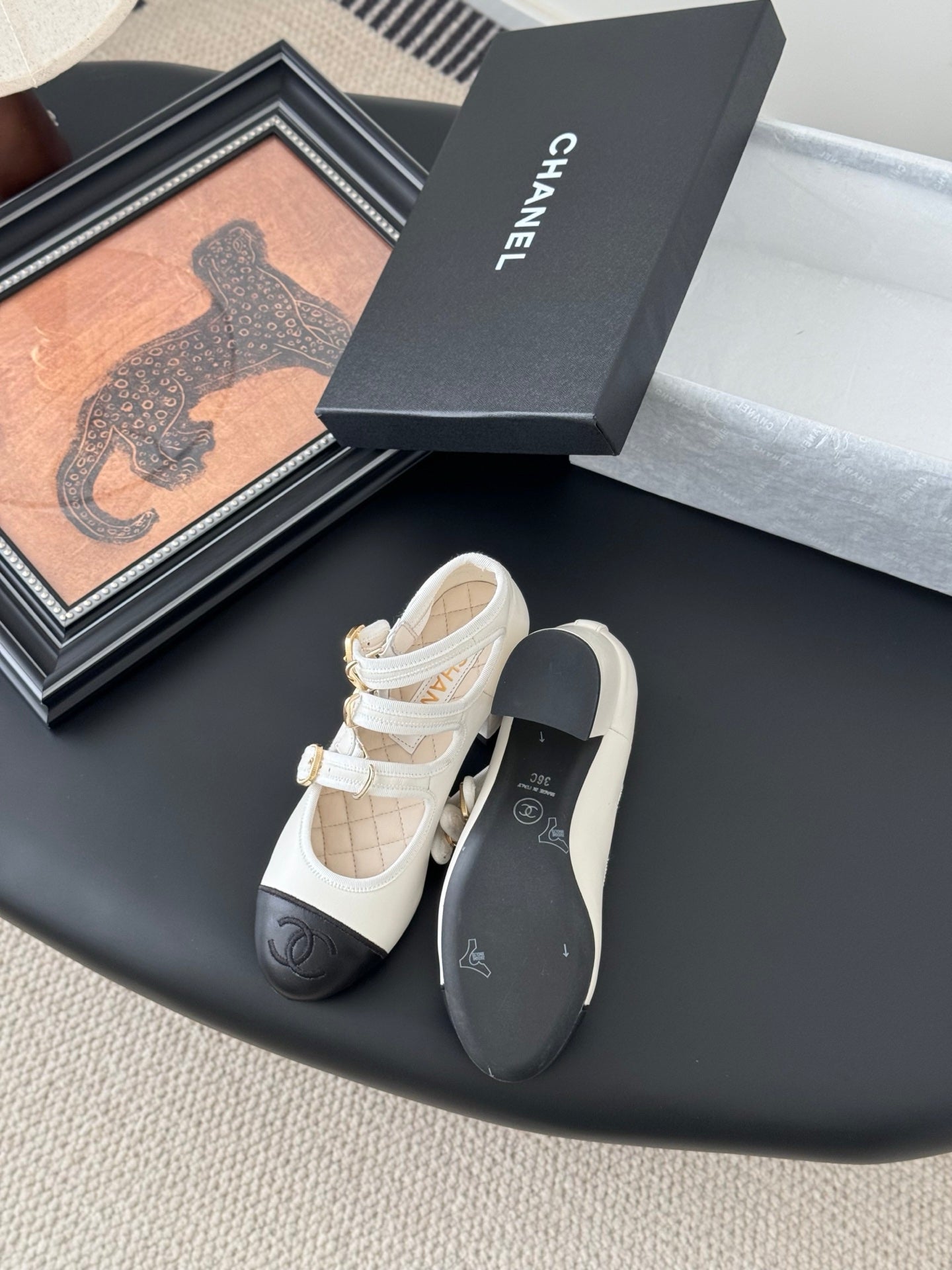 Chanel 25S Runway Mary Jane Flats