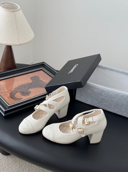 Chanel 25S Runway Mary Jane Flats