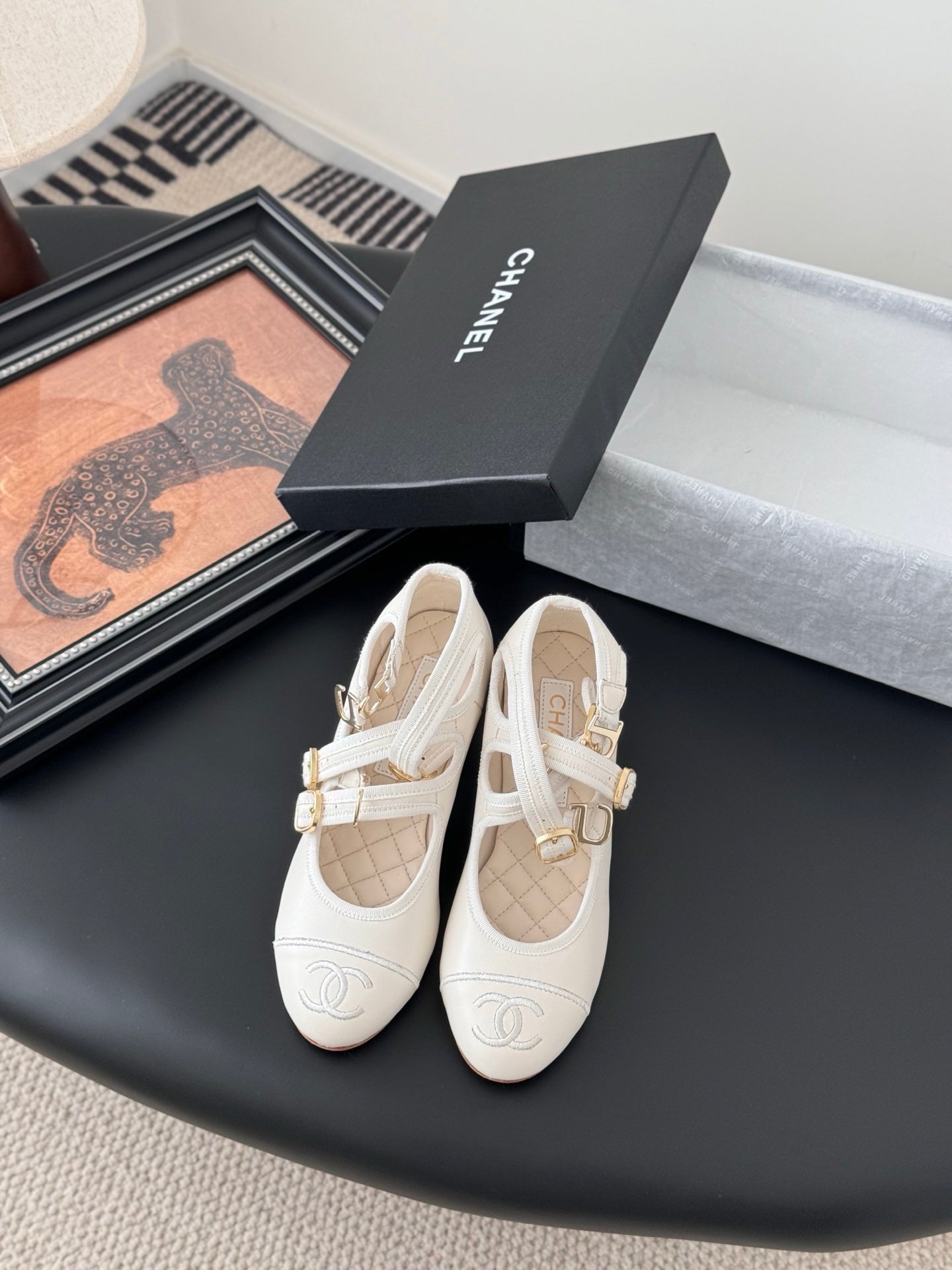 Chanel 25S Runway Mary Jane Flats