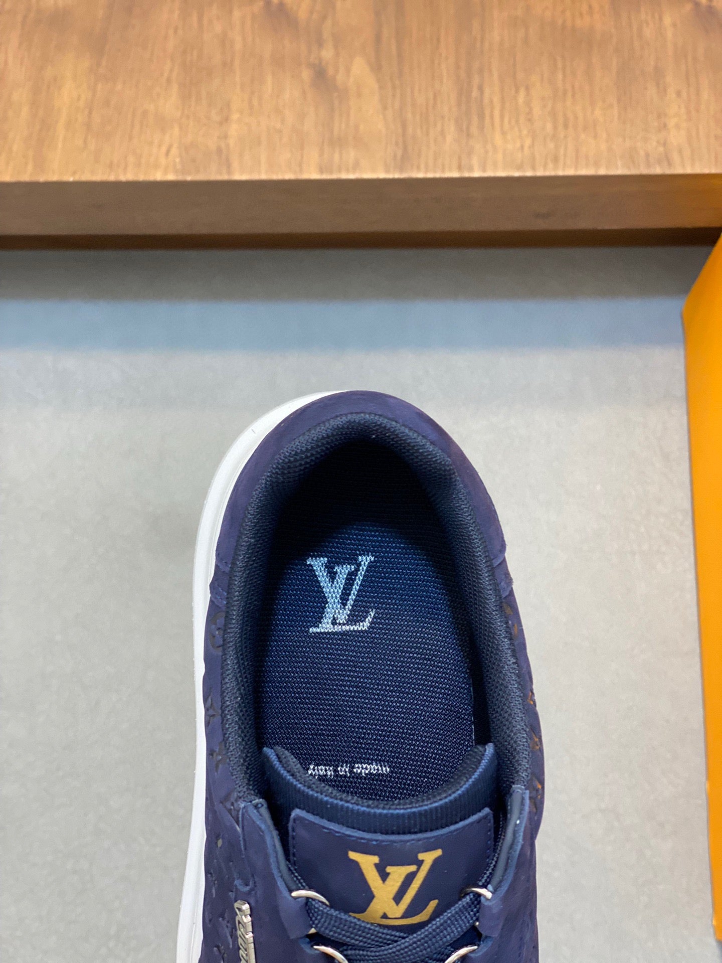 Louis Vuitton Embossed Calfskin Sneakers
