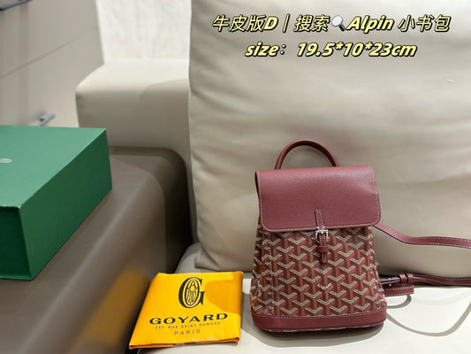 Goyard Dog Tooth Alpin Mini Backpack