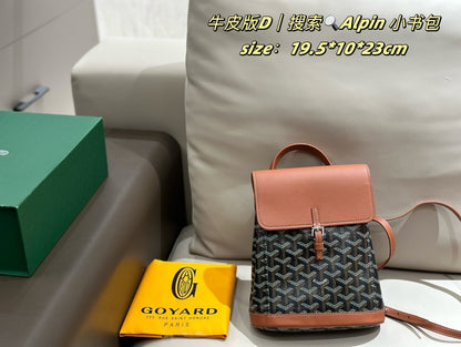 Goyard Dog Tooth Alpin Mini Backpack