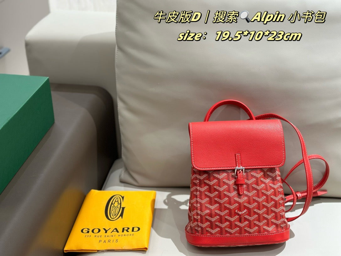Goyard Dog Tooth Alpin Mini Backpack