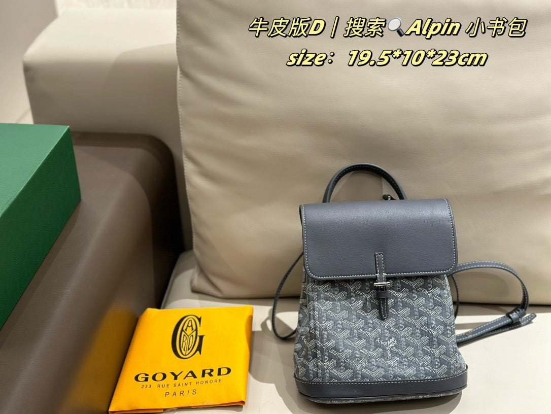Goyard Dog Tooth Alpin Mini Backpack