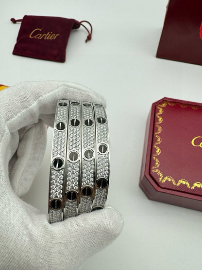 Cartier LOVE Pave Bracelet