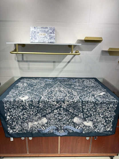 Dior Cashmere Silk Square Scarf – 2025 Collection