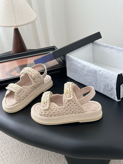 Chanel Velcro Flat Sandals – 25SS Collection