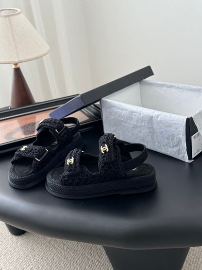 Chanel Velcro Flat Sandals – 25SS Collection