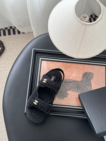 Chanel Velcro Flat Sandals – 25SS Collection