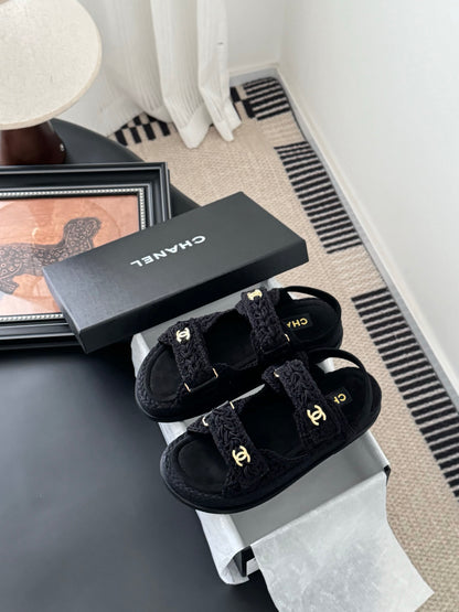 Chanel Velcro Flat Sandals – 25SS Collection