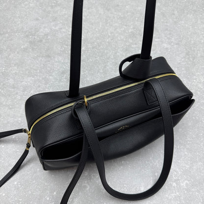 Balenciaga Carrie Leather Bowling Bag – Small