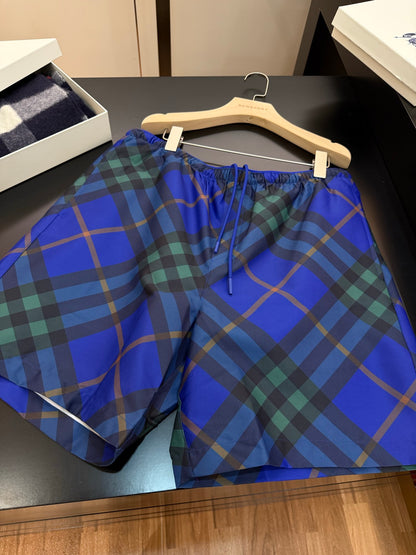 Burberry Diagonal Check Swim Shorts