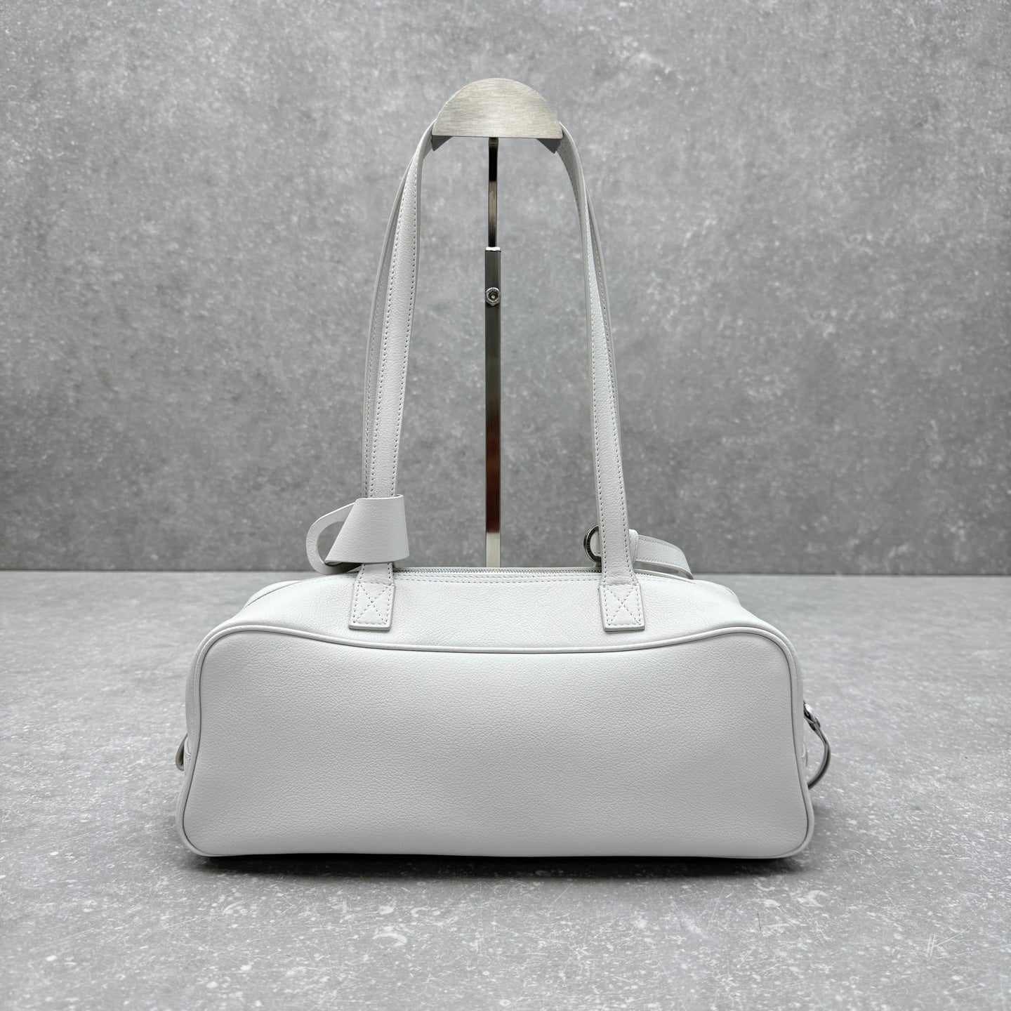 Balenciaga Carrie Leather Bowling Bag – Small