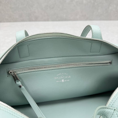 Balenciaga Carrie Leather Bowling Bag – Small