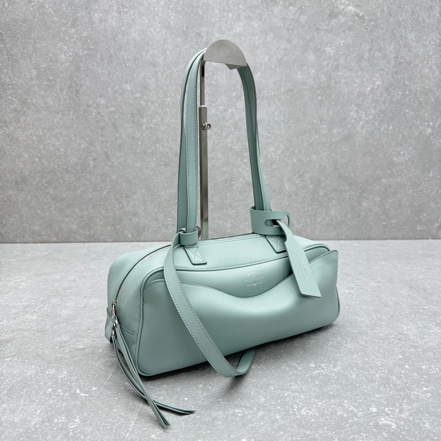 Balenciaga Carrie Leather Bowling Bag – Small