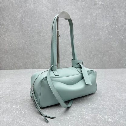 Balenciaga Carrie Leather Bowling Bag – Small