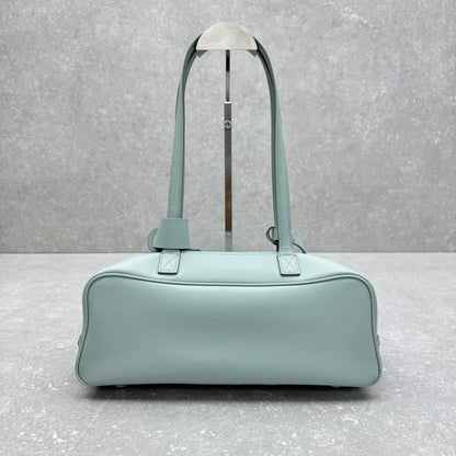 Balenciaga Carrie Leather Bowling Bag – Small