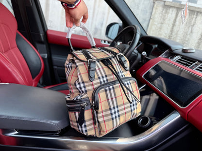 Burberry Classic Check Canvas Backpack