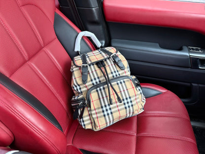 Burberry Classic Check Canvas Backpack