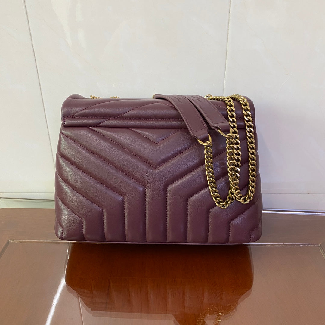 Saint Laurent Loulou Y-Shaped Shoulder Bag