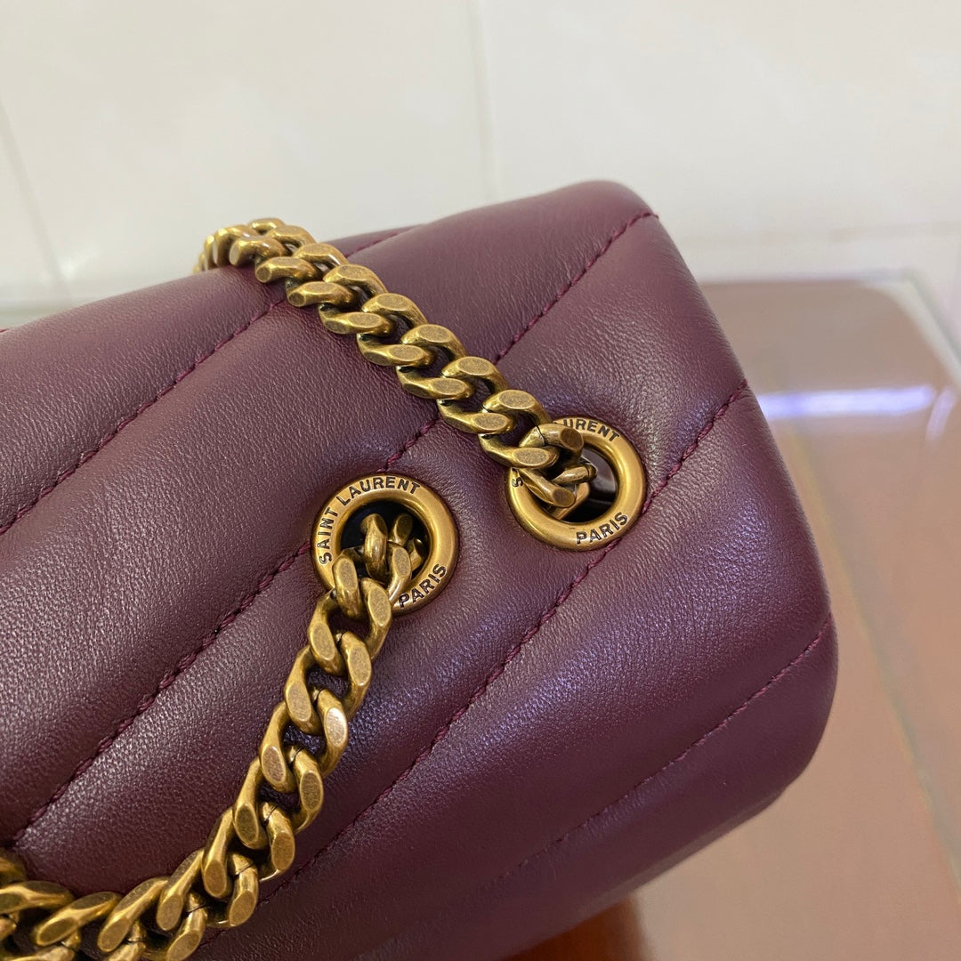 Saint Laurent Loulou Y-Shaped Shoulder Bag