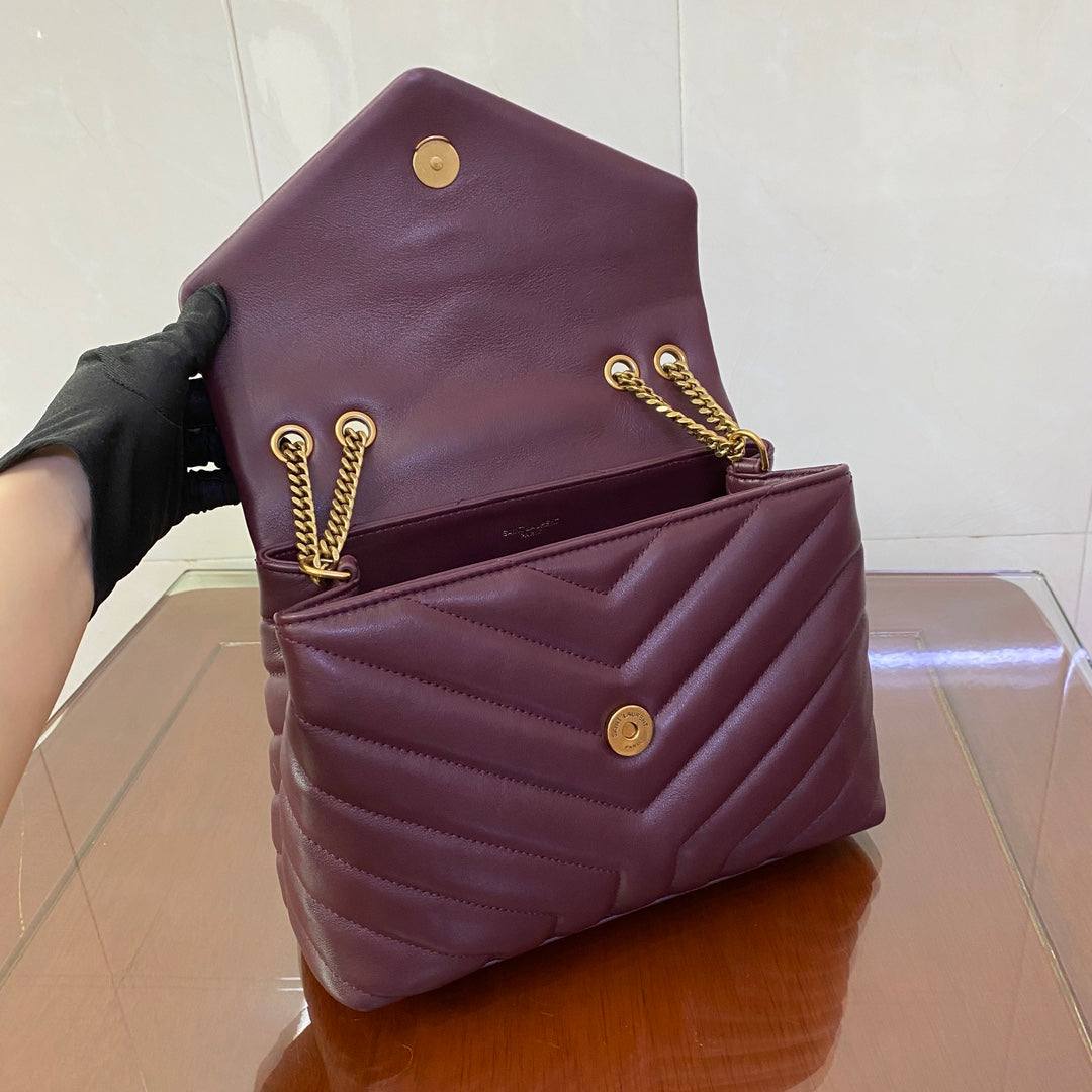 Saint Laurent Loulou Y-Shaped Shoulder Bag
