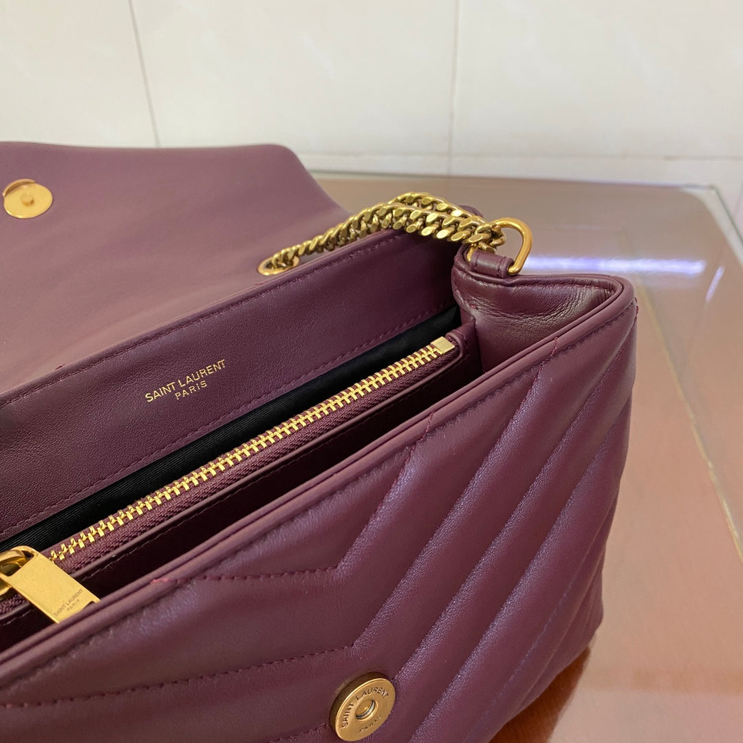 Saint Laurent Loulou Y-Shaped Shoulder Bag