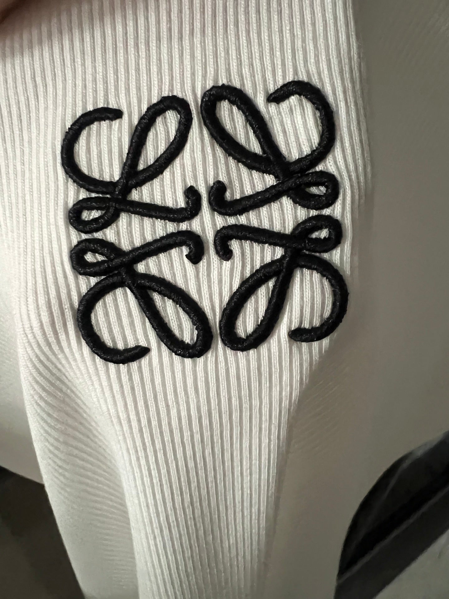 Loewe Embroidered Ribbed Tank Top – 25SS Collection