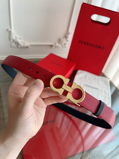Ferragamo Women's Reversible Leather Belt