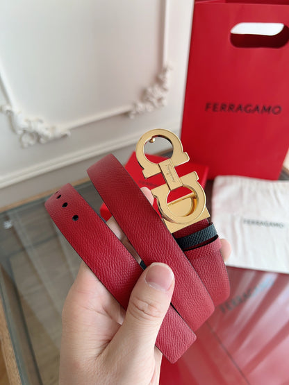 Ferragamo Women's Reversible Leather Belt