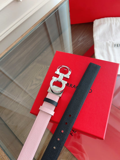 Ferragamo Women's Reversible Leather Belt