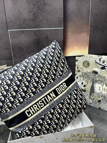 Dior Pillow Blanket Cushion