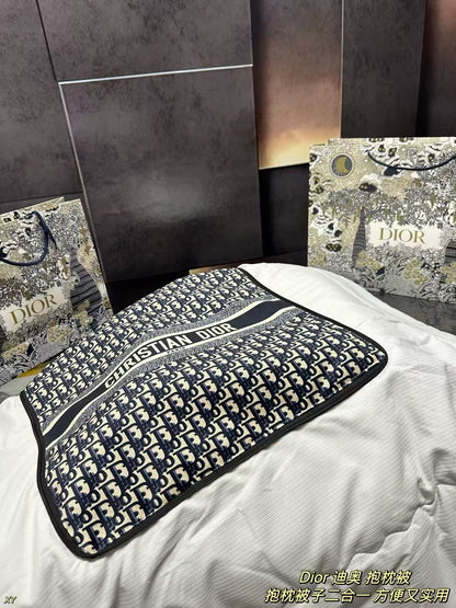 Dior Pillow Blanket Cushion