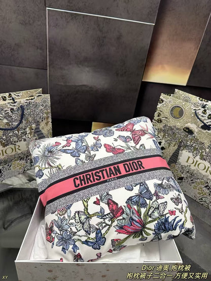 Dior Pillow Blanket Cushion