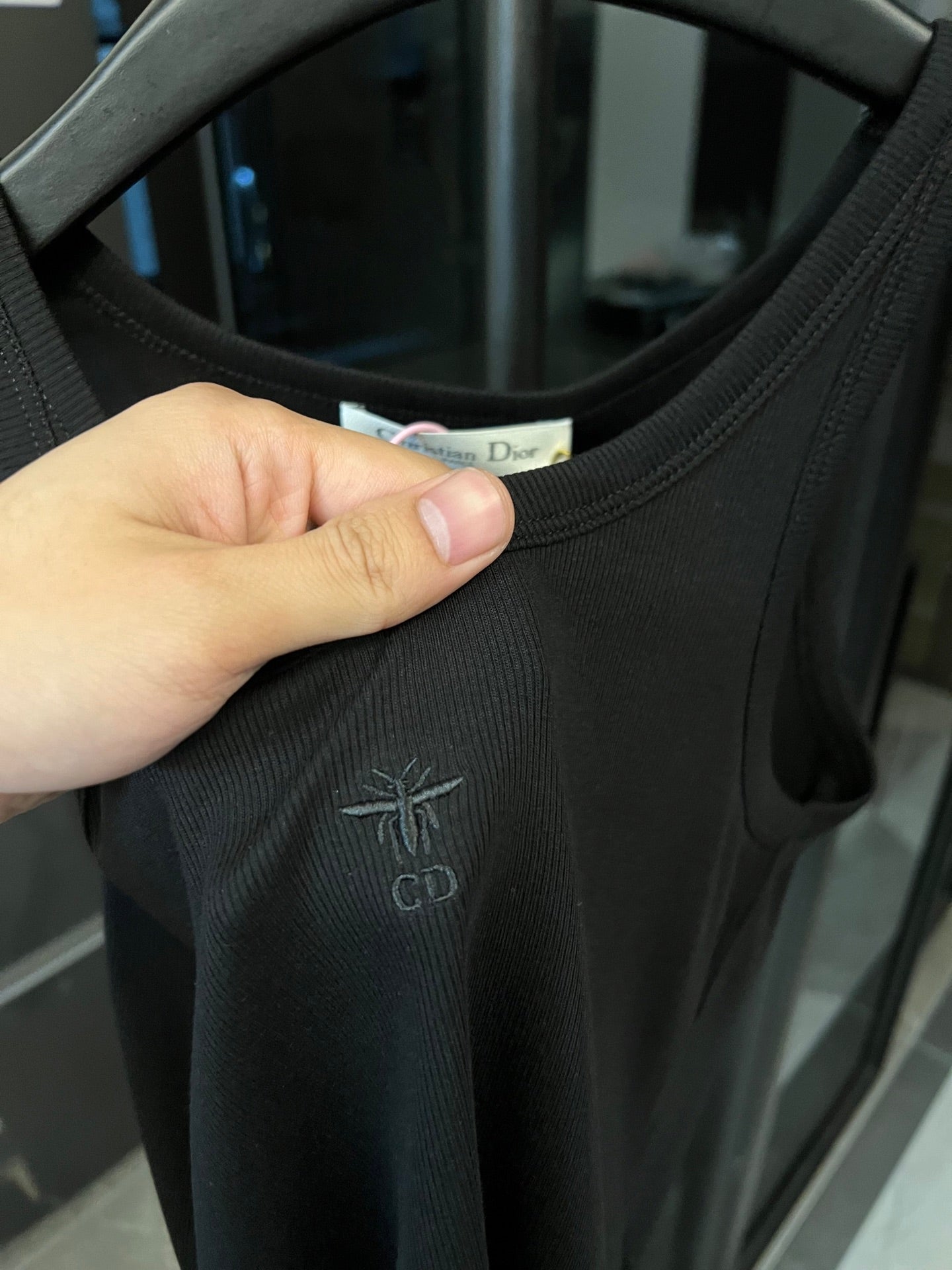 Dior Bee Embroidery Knit Tank Top – 25SS