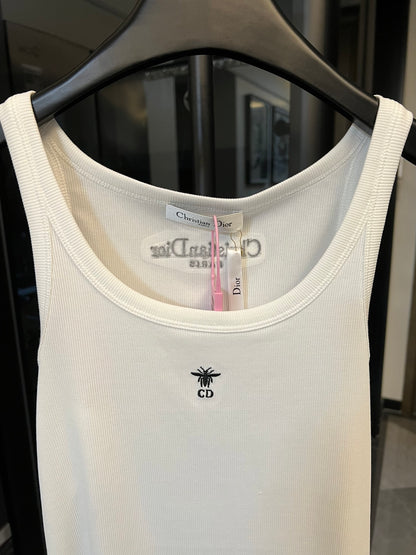 Dior Bee Embroidery Knit Tank Top – 25SS