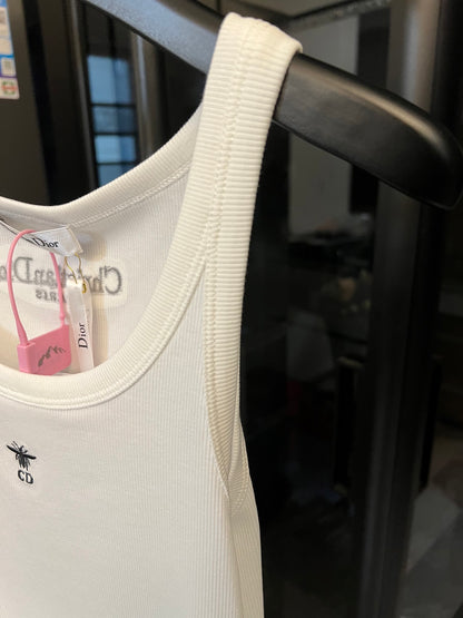 Dior Bee Embroidery Knit Tank Top – 25SS