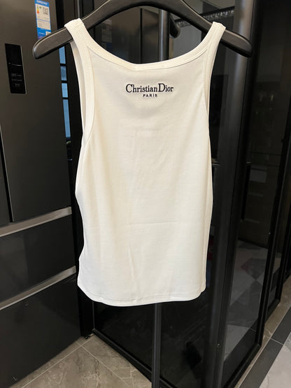 Dior Bee Embroidery Knit Tank Top – 25SS