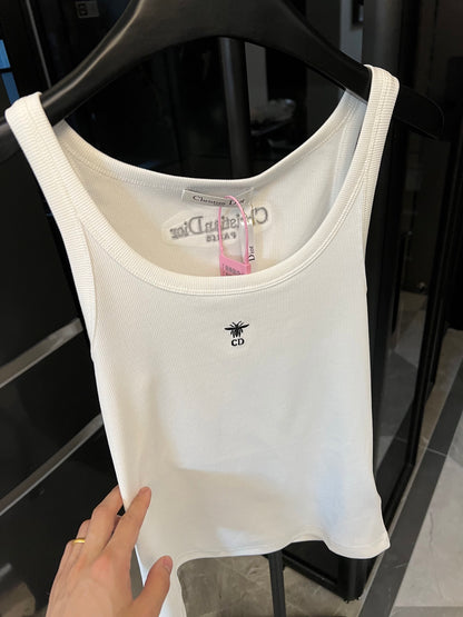 Dior Bee Embroidery Knit Tank Top – 25SS