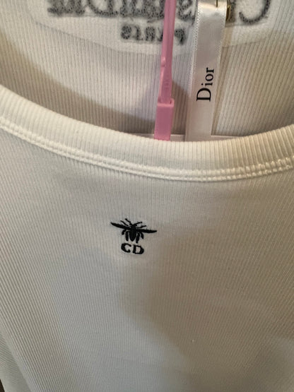 Dior Bee Embroidery Knit Tank Top – 25SS