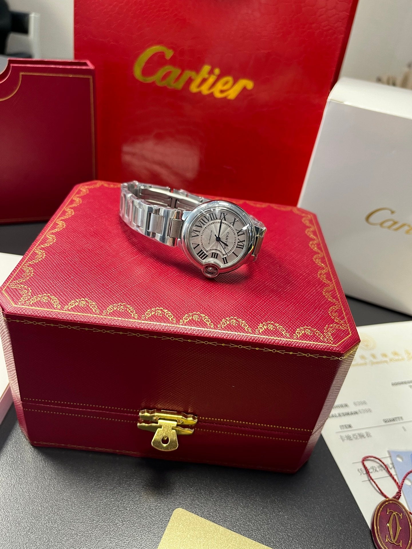 Cartier Ballon Bleu Ultra-Thin Steel Watch
