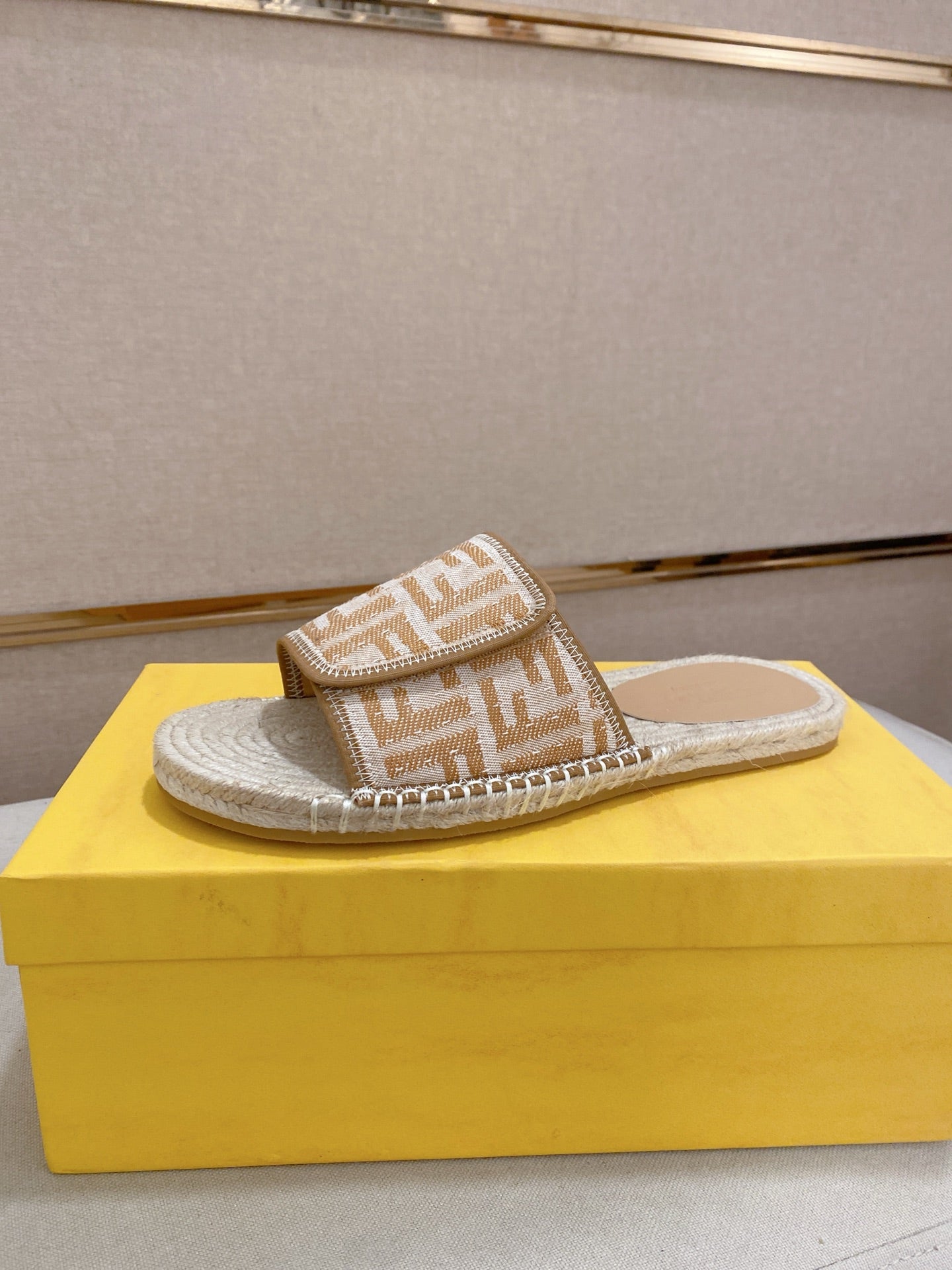 Fendi FF Monogram Luxury Slides – Summer Collection