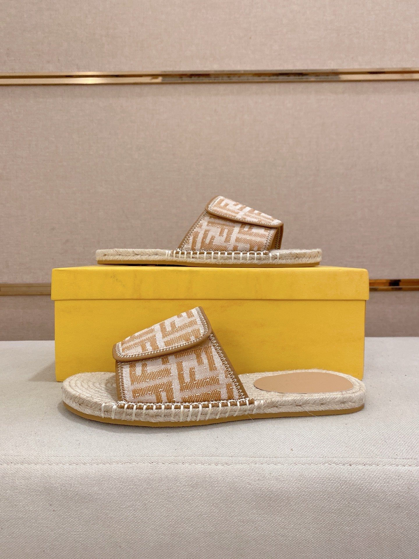 Fendi FF Monogram Luxury Slides – Summer Collection