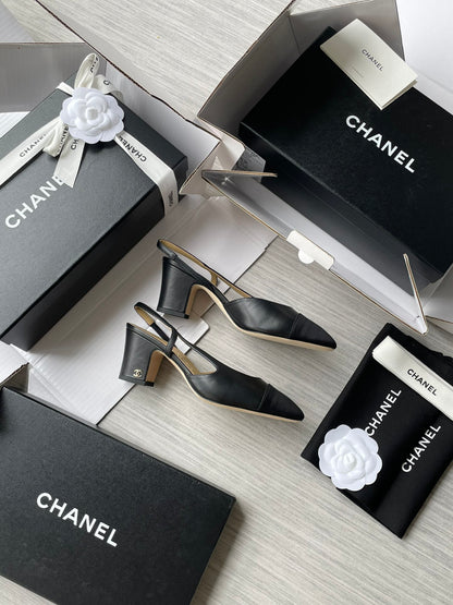 Chanel Slingback Sandals